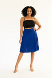 Midi Pleated Skirt-