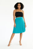 Midi Pleated Skirt-