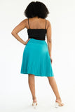 Midi Pleated Skirt-